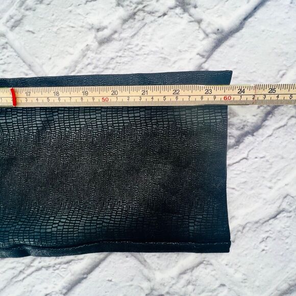 Soft Surroundings‎ Pants Small Petite Black Foil Phyton Charlize Ponte Knit - Picture 8 of 10